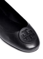 Detail View -Click To Enlarge 'Minnie Travel' leather ballet flats