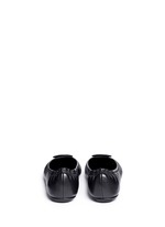Back View -Click To Enlarge 'Minnie Travel' leather ballet flats