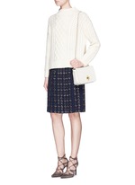 Figure View -Click To Enlarge 'Mercer' adjustable leather shoulder bag