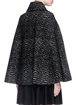 Back View -Click To Enlarge 'Asteroide' velour knit cape