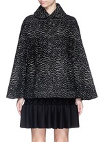 Main View -Click To Enlarge 'Asteroide' velour knit cape
