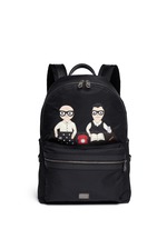 Main View -Click To Enlarge 'Vulcano' designer appliqué backpack