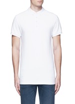 Main View -Click To Enlarge 'Home Alone' cotton piqué polo shirt