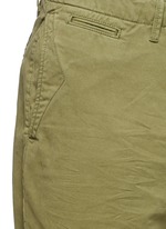 Detail View -Click To Enlarge Garment dyed cotton shorts