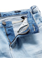 Click To Enlarge 'Lot 22 The Skim' bleach wash jeans