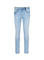 Main View -Click To Enlarge 'Lot 22 The Skim' bleach wash jeans