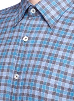Detail View -Click To Enlarge Check cotton flannel shirt