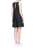 Back View -Click To Enlarge Linen A-line rompers