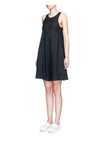 Front View -Click To Enlarge Linen A-line rompers