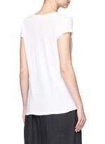 Back View -Click To Enlarge V-neck cotton jersey T-shirt