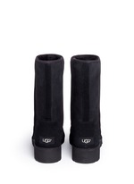 Back View -Click To Enlarge 'Amie' twinface sheepskin wedge boots