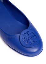 Detail View -Click To Enlarge 'Minnie Travel' leather ballet flats