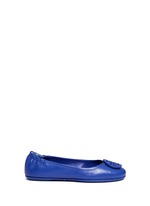 Main View -Click To Enlarge 'Minnie Travel' leather ballet flats