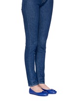 Figure View -Click To Enlarge 'Minnie Travel' leather ballet flats