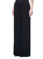 Front View -Click To Enlarge 'Lene' wide leg crepe pants