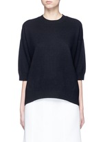 Main View -Click To Enlarge 3/4 sleeve cashmere sweater