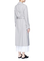 Back View -Click To Enlarge 'Swells' belted gabardine coat
