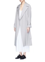 Figure View -Click To Enlarge 'Swells' belted gabardine coat