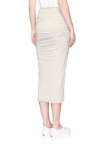 Back View -Click To Enlarge Shirred double layer tube skirt