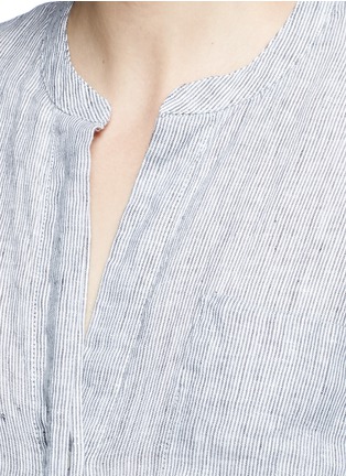 Click To Zoom James Perse - Stripe dolman linen shirt dress