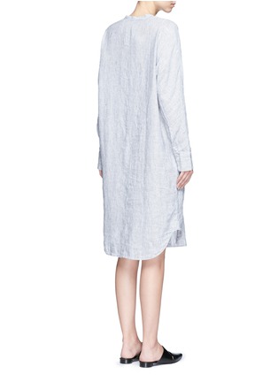 Click To Zoom James Perse - Stripe dolman linen shirt dress