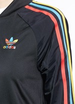 Detail View -Click To Enlarge 'Superstar' stripe print track jacket