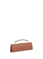 Front View -Click To Enlarge 'Sailor' top handle long leather clutch