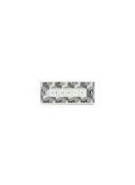 Detail View -Click To Enlarge Monogram print wireless travel speaker