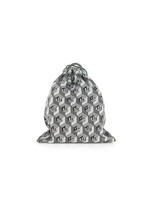 Detail View -Click To Enlarge Monogram print wireless travel speaker