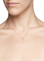 Detail View -Click To Enlarge 'At @' diamond pendant necklace