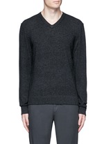 Main View -Click To Enlarge V-neck cashmere sweater