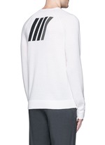 Back View -Click To Enlarge Graphic intarsia cashmere sweater