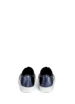 Back View -Click To Enlarge Patent leather sneakers