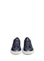 Front View -Click To Enlarge Patent leather sneakers
