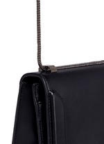 Detail View -Click To Enlarge 'Soleil' mini chain leather shoulder bag