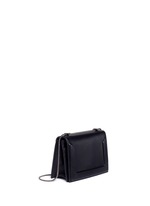 Front View -Click To Enlarge 'Soleil' mini chain leather shoulder bag