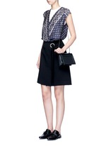 Figure View -Click To Enlarge 'Soleil' mini chain leather shoulder bag