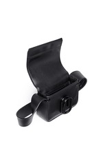 Detail View -Click To Enlarge 'Alix' mini paperclip flap leather shoulder bag