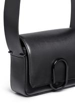 Detail View -Click To Enlarge 'Alix' mini paperclip flap leather shoulder bag