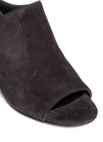Detail View -Click To Enlarge 'Cube' suede mules