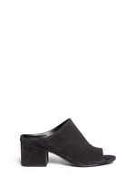 Main View -Click To Enlarge 'Cube' suede mules