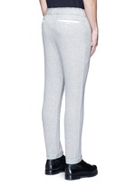 Back View -Click To Enlarge Windbreaker trim drawstring jersey sweatpants