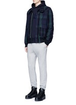 Figure View -Click To Enlarge Windbreaker trim drawstring jersey sweatpants
