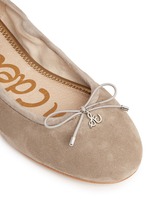 Detail View -Click To Enlarge 'Felicia' suede ballet flats