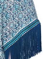 Detail View -Click To Enlarge 'Zoya' tribal print silk cover-up
