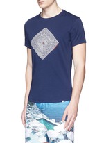 Front View -Click To Enlarge 'OB-T Aboriginal' geometric print T-shirt