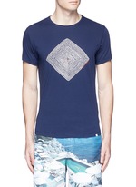 Main View -Click To Enlarge 'OB-T Aboriginal' geometric print T-shirt