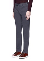 Front View -Click To Enlarge Regular fit cotton chinos