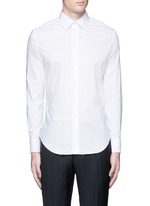 Main View -Click To Enlarge Slim fit stretch poplin shirt