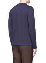 Back View -Click To Enlarge Diamond motif sweater
